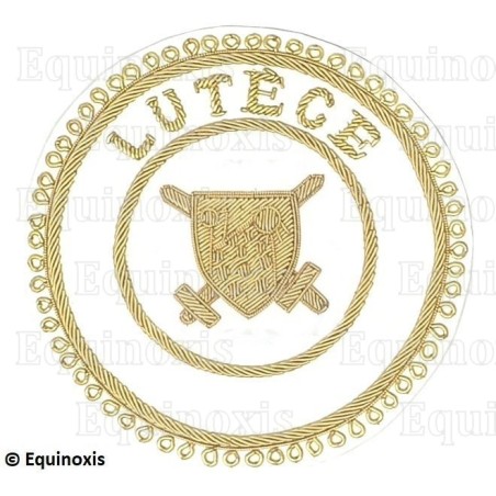 Badge / Macaron GLNF – Grande tenue provinciale – Grand Poursuivant – Lutèce – Brodé main